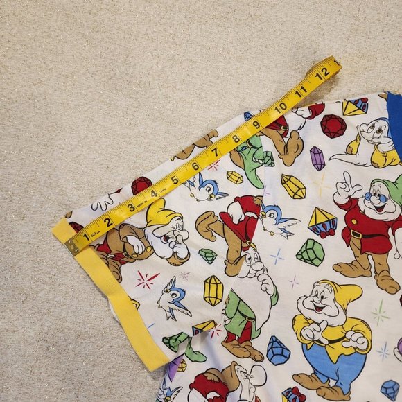 Loungefly Disney Snow White Seven Dwarfs Core AOP Mine Gems T Shirt Size Meduim - Picture 11 of 14